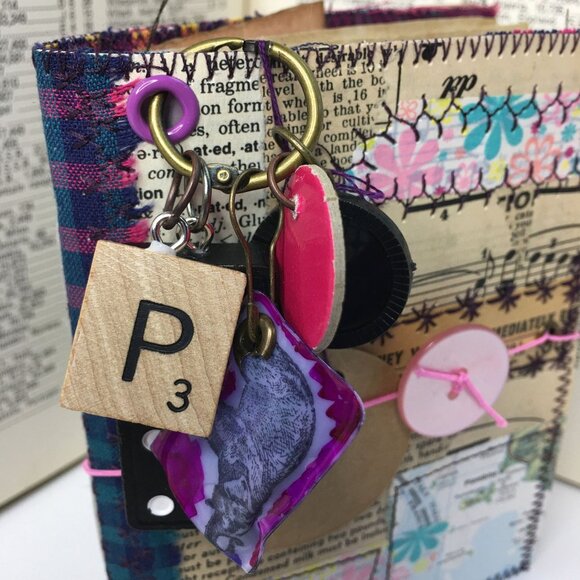 Collage Cover Custom Junk Journal Removable Ephemera Mini Junk Journal u - Picture 2 of 10